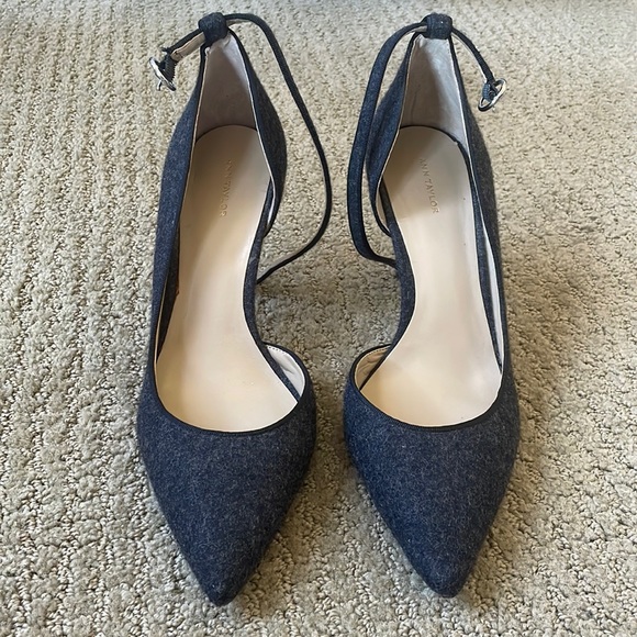 Ann Taylor Shoes - Grey Ann Taylor D’Orsay Pump